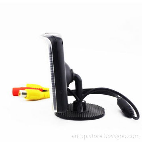 3.5-inch Car Mini Rear-view Monitor,Remote Control/Multiple Languages/OSD Menu/Compact Design